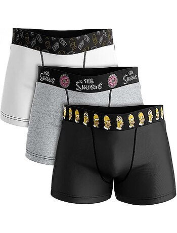 Confezione da 6 Boxer Uomo No Publik Simpsons Cotone Comfort e Fantasia