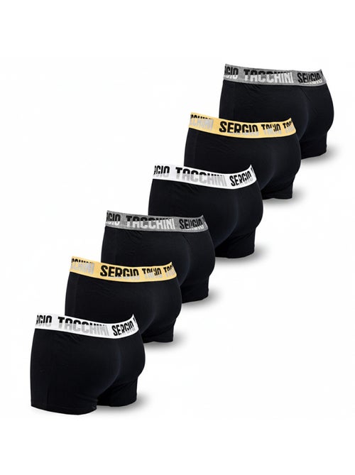 Confezione da 6 Boxer Uomo SERGIO TACCHINI - Kiabi Confezione da 6 Boxer Uomo SERGIO TACCHINI - Kiabi
