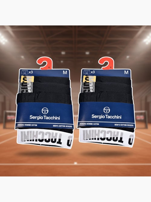 Confezione da 6 Boxer Uomo SERGIO TACCHINI - Kiabi Confezione da 6 Boxer Uomo SERGIO TACCHINI - Kiabi