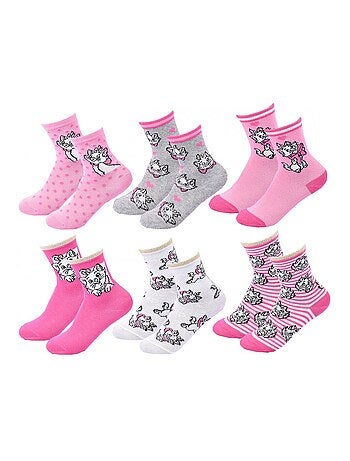 Confezione da 6 calzini bambina DISNEY CLASSIC