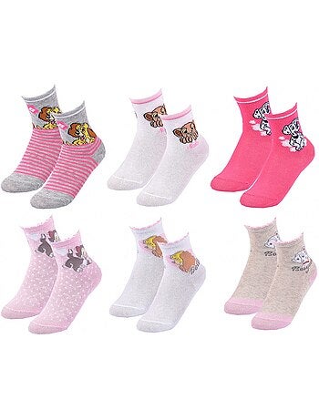 Confezione da 6 calzini bambina DISNEY CLASSIC
