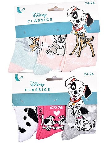 Confezione da 6 calzini bambina DISNEY CLASSIC