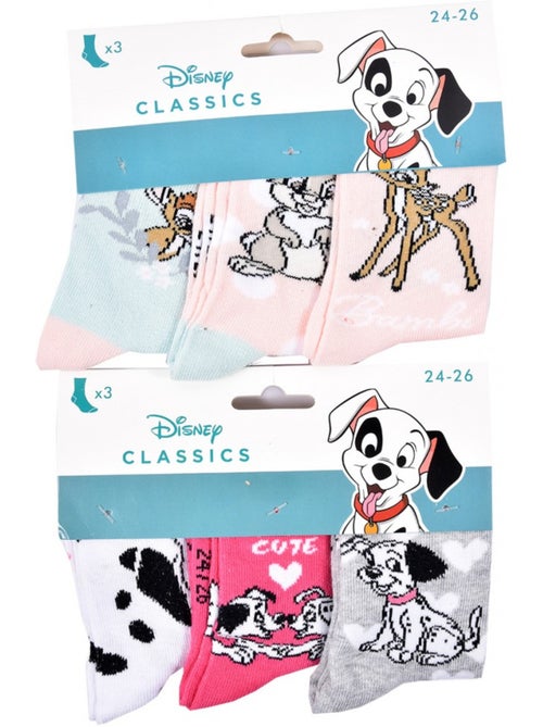 Confezione da 6 calzini bambina DISNEY CLASSIC - Kiabi Confezione da 6 calzini bambina DISNEY CLASSIC - Kiabi
