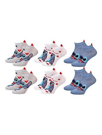 Confezione da 6 calzini bambina DISNEY LILO E STITCH