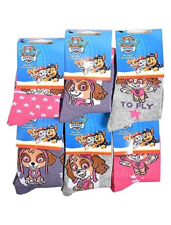Confezione da 6 calzini bambina PAT PATROUILLE