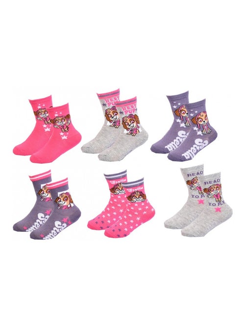 Confezione da 6 calzini bambina PAT PATROUILLE - Kiabi Confezione da 6 calzini bambina PAT PATROUILLE - Kiabi