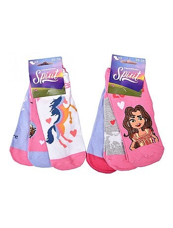Confezione da 6 calzini bambina SPIRIT