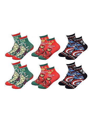 Confezione da 6 Calzini Bambino AVENGERS