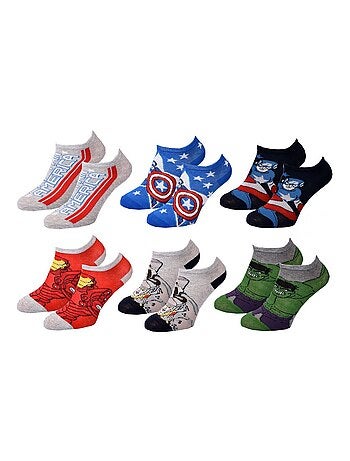 Confezione da 6 Calzini Bambino AVENGERS