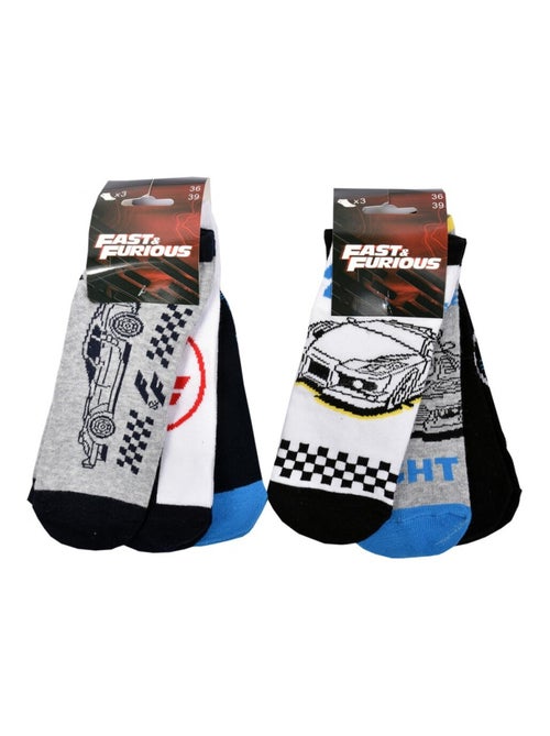 Confezione da 6 Calzini Bambino FAST AND FURIOUS - Kiabi Confezione da 6 Calzini Bambino FAST AND FURIOUS - Kiabi