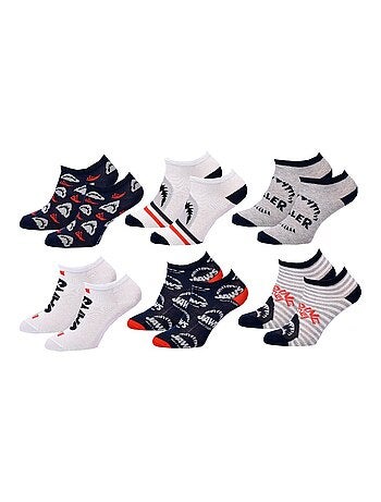Confezione da 6 calzini bambino JAWS