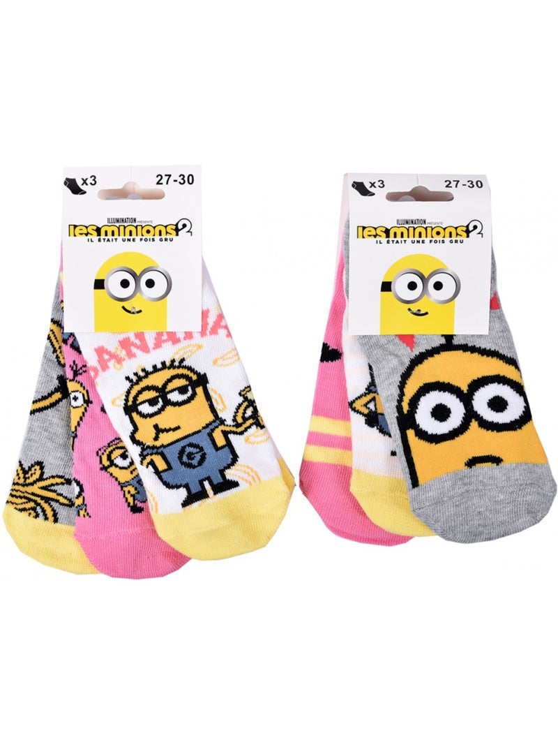 Confezione da 6 calzini bambino Licenza MOI, MOCHE ET MECHANT Multicolore - Kiabi