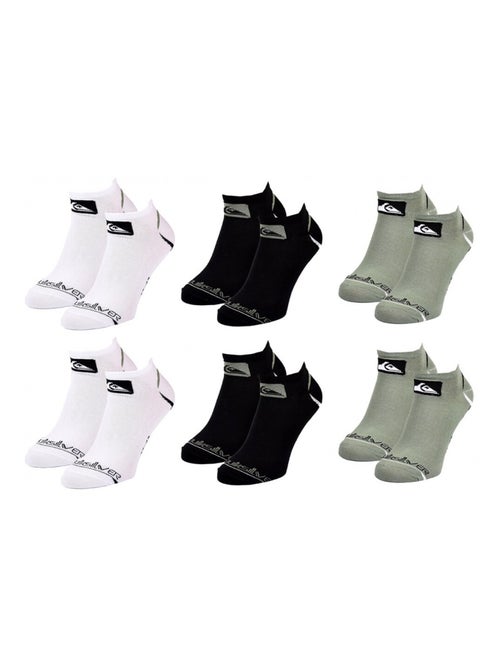 Confezione da 6 calzini QUIKSILVER SNEAKER - Kiabi Confezione da 6 calzini QUIKSILVER SNEAKER - Kiabi
