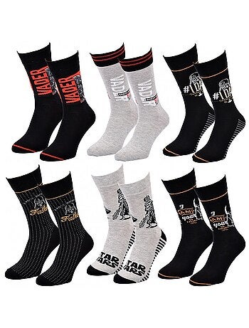 Confezione da 6 calzini uomo DISNEY STAR WARS