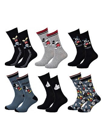 Confezione da 6 calzini uomo MICKEY