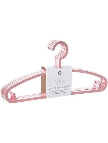 Set di 6 appendini in plastica bianca per bambini