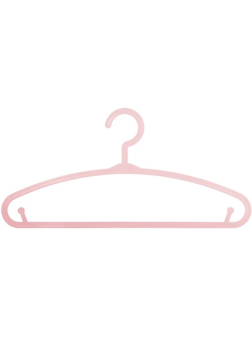 Confezione da 6 grucce di plastica rosa per bambini - Kiabi