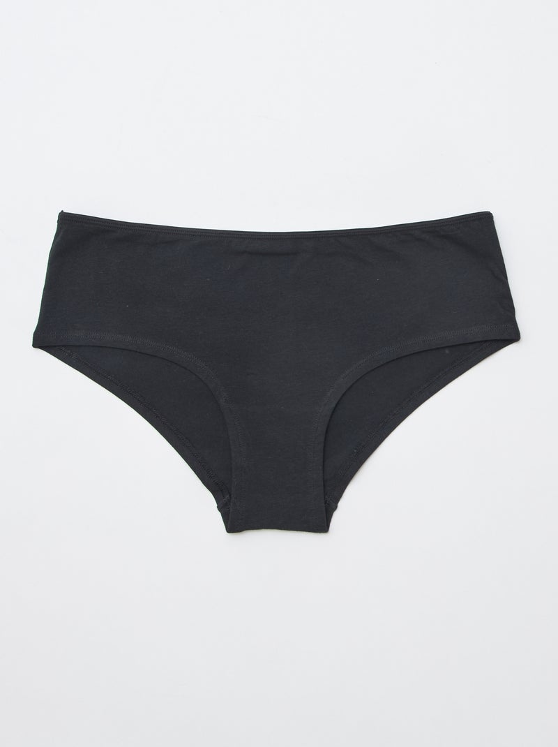 Confezione da 7 shorty Nero - Kiabi