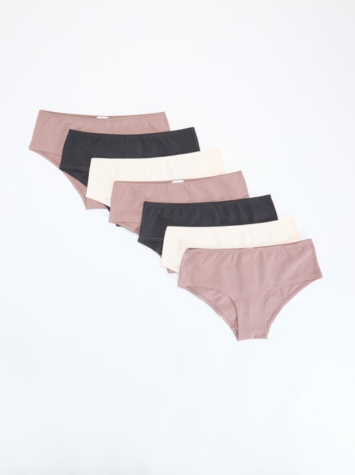 Confezione da 7 shorty - Kiabi