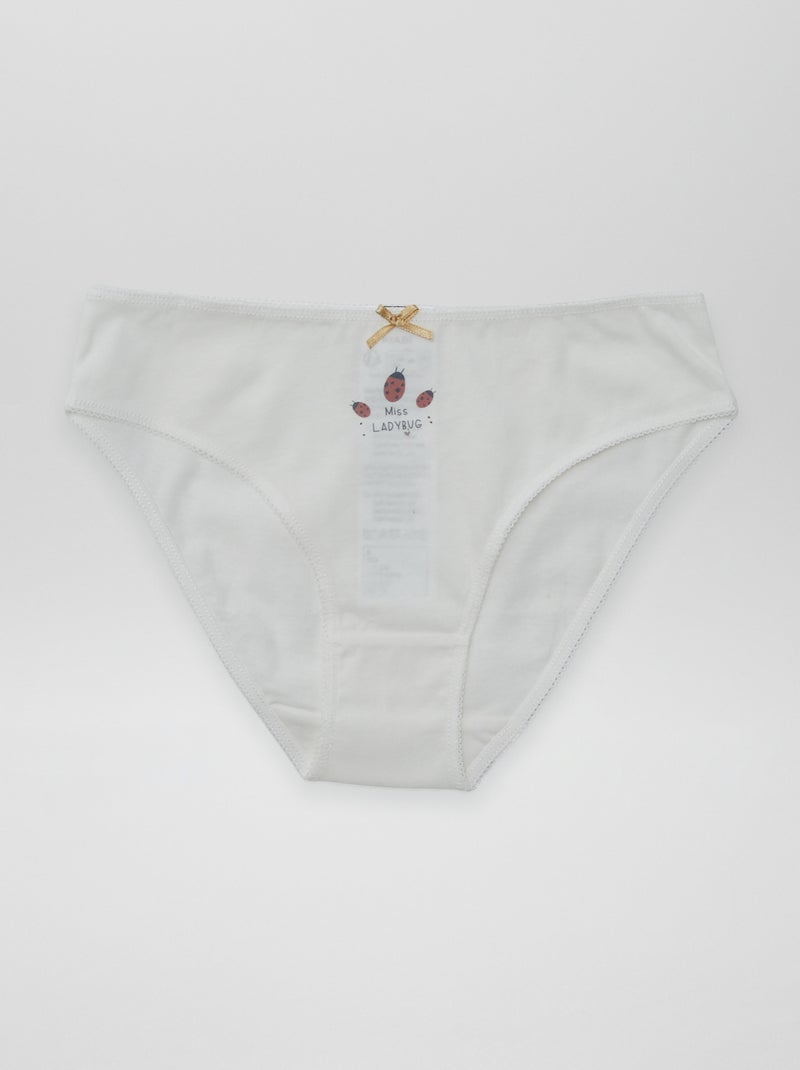 Confezione da 7 slip BEIGE - Kiabi