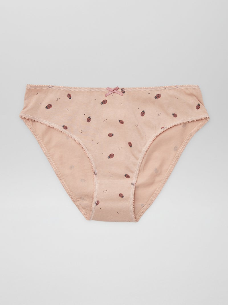 Confezione da 7 slip BEIGE - Kiabi