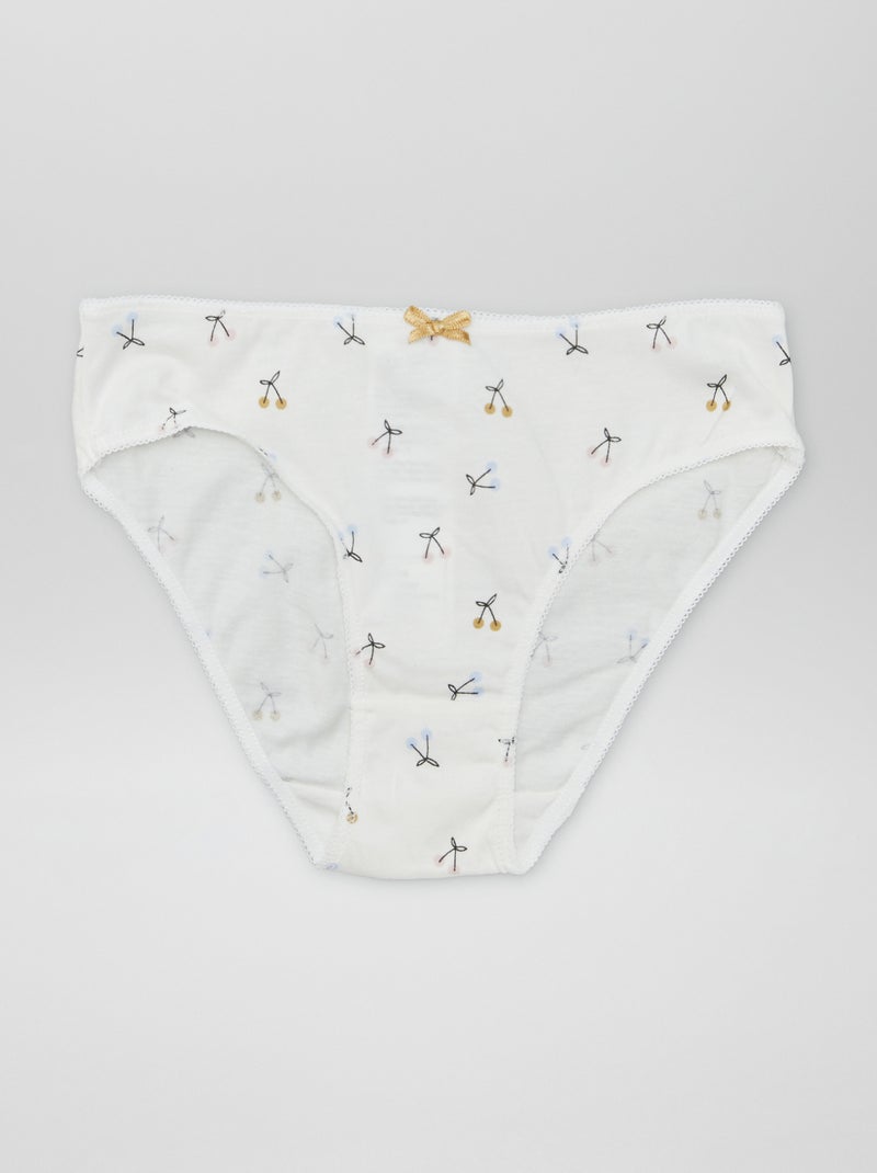 Confezione da 7 slip BIANCO - Kiabi