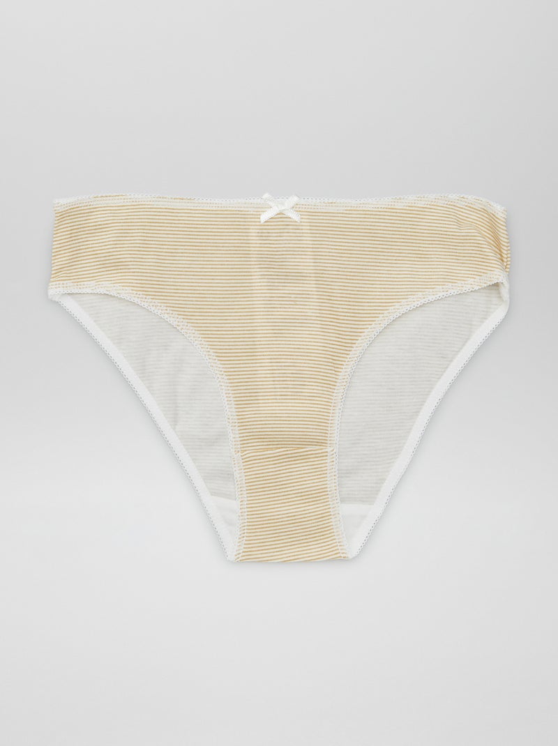 Confezione da 7 slip BIANCO - Kiabi
