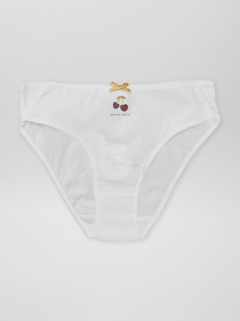Confezione da 7 slip BIANCO - Kiabi