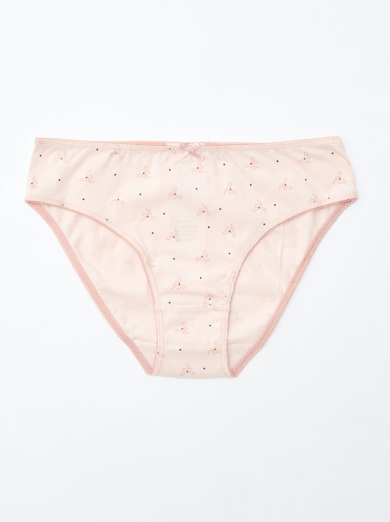 Confezione da 7 slip Rosa - Kiabi