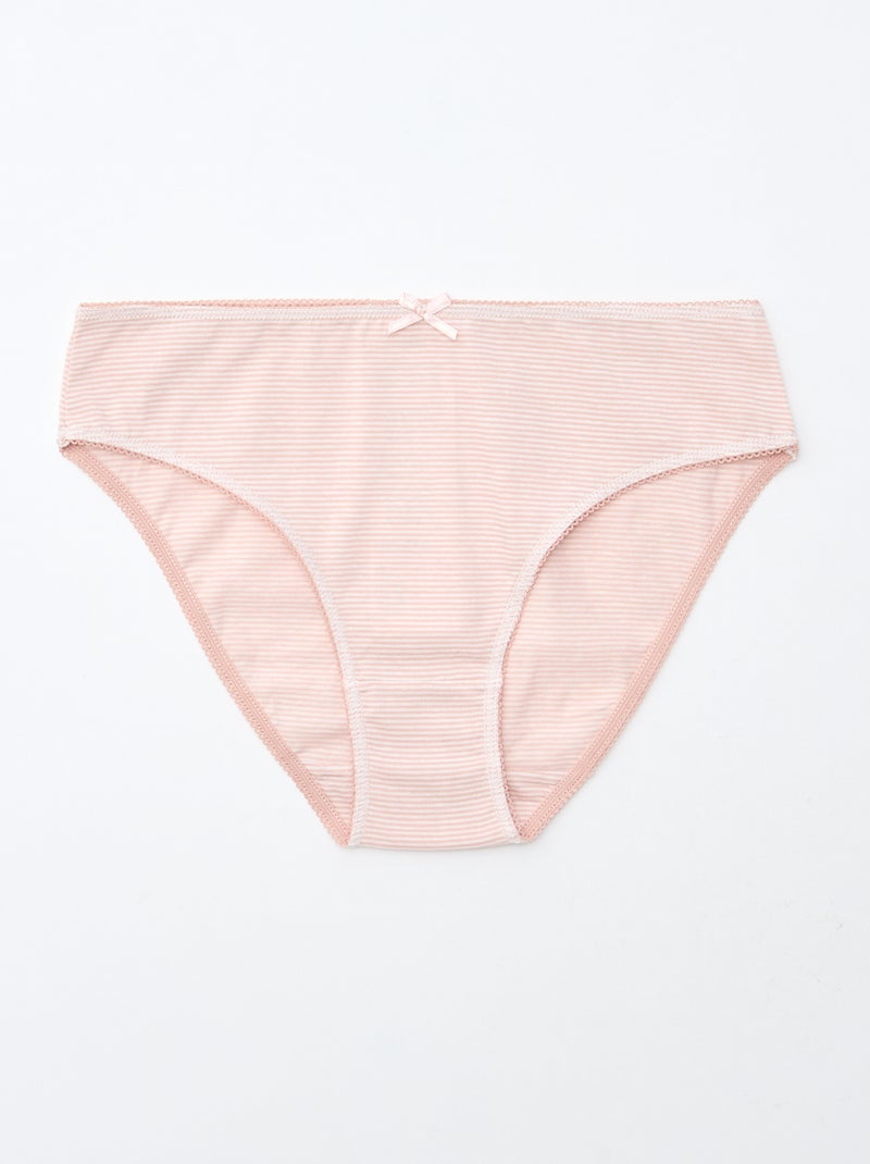 Confezione da 7 slip Rosa - Kiabi