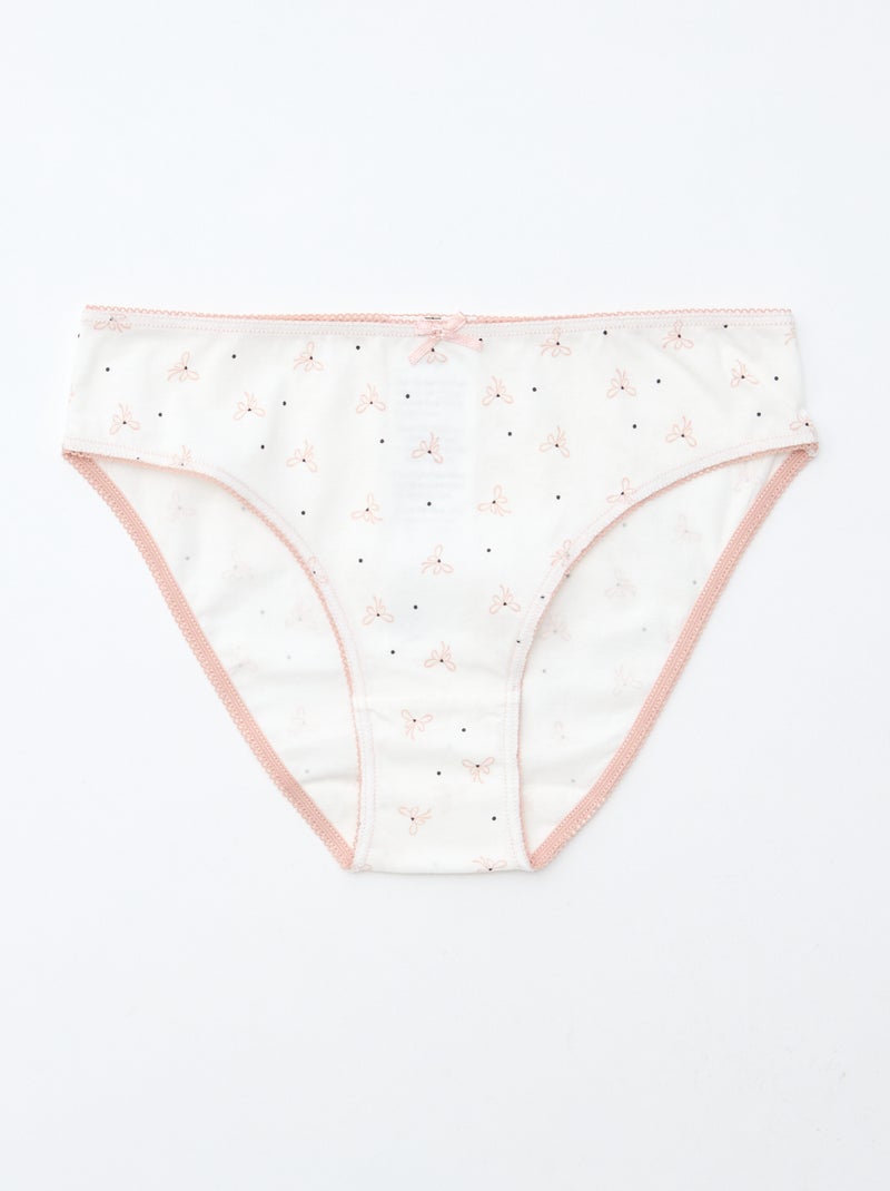 Confezione da 7 slip Rosa - Kiabi