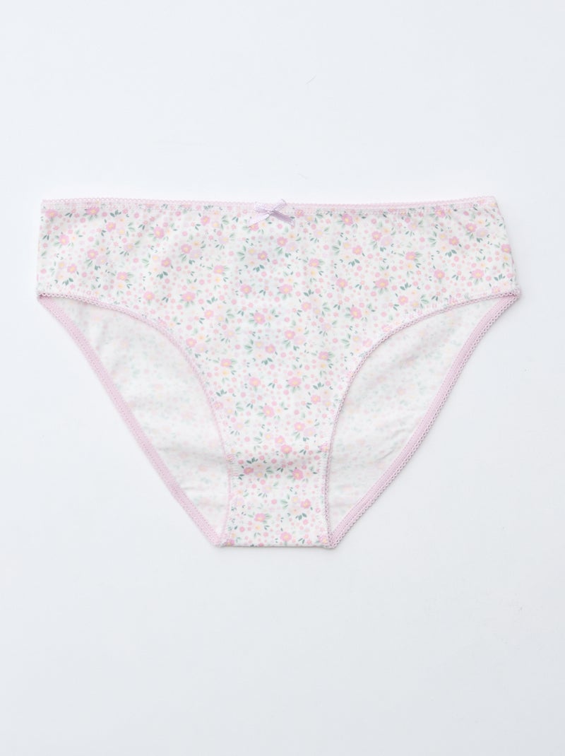 Confezione da 7 slip Rosa - Kiabi
