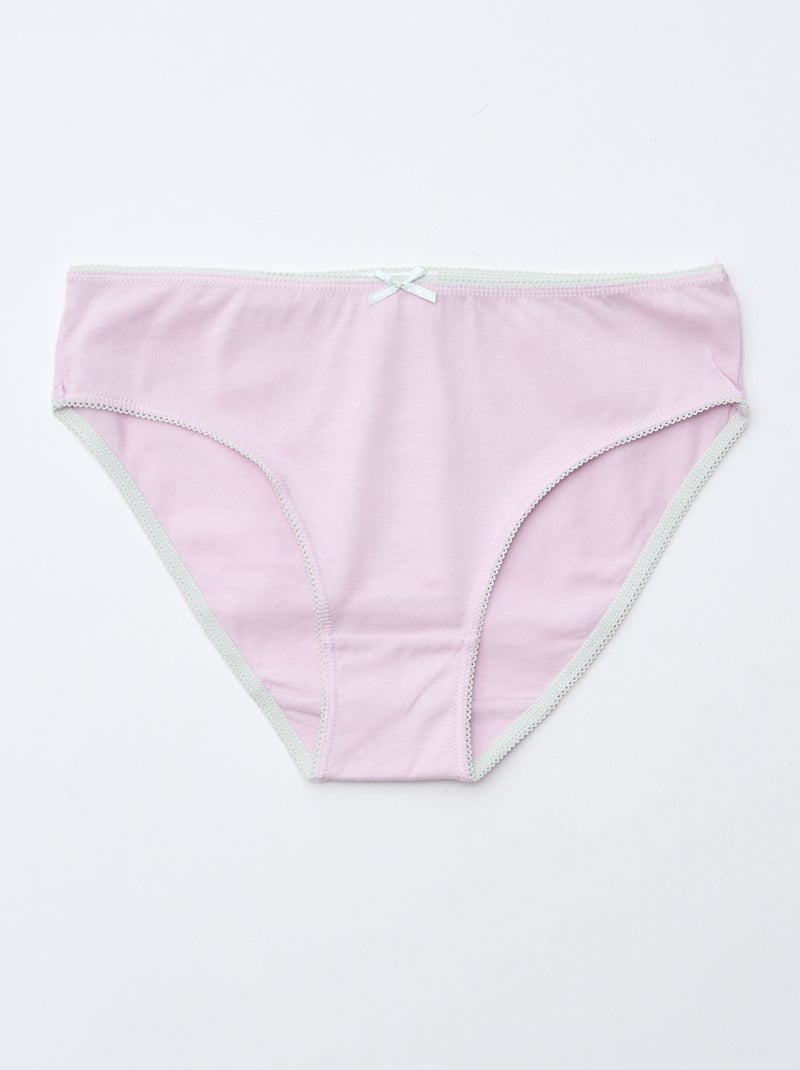 Confezione da 7 slip Rosa - Kiabi