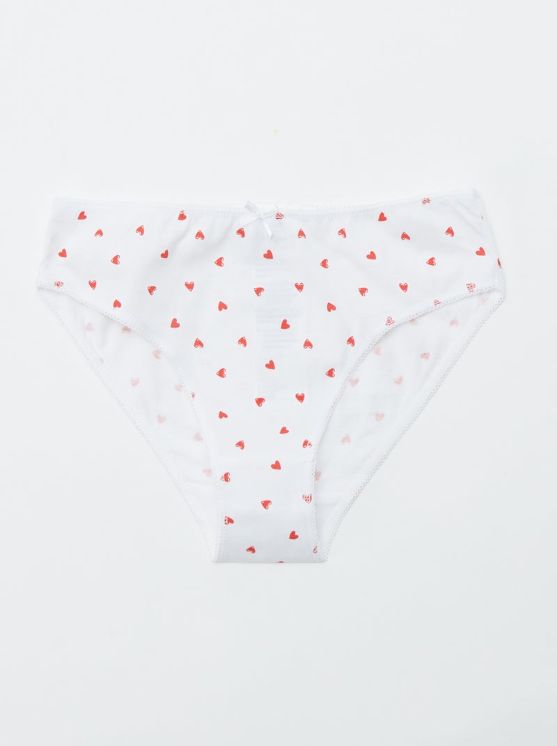 Confezione da 7 slip ROSSO - Kiabi