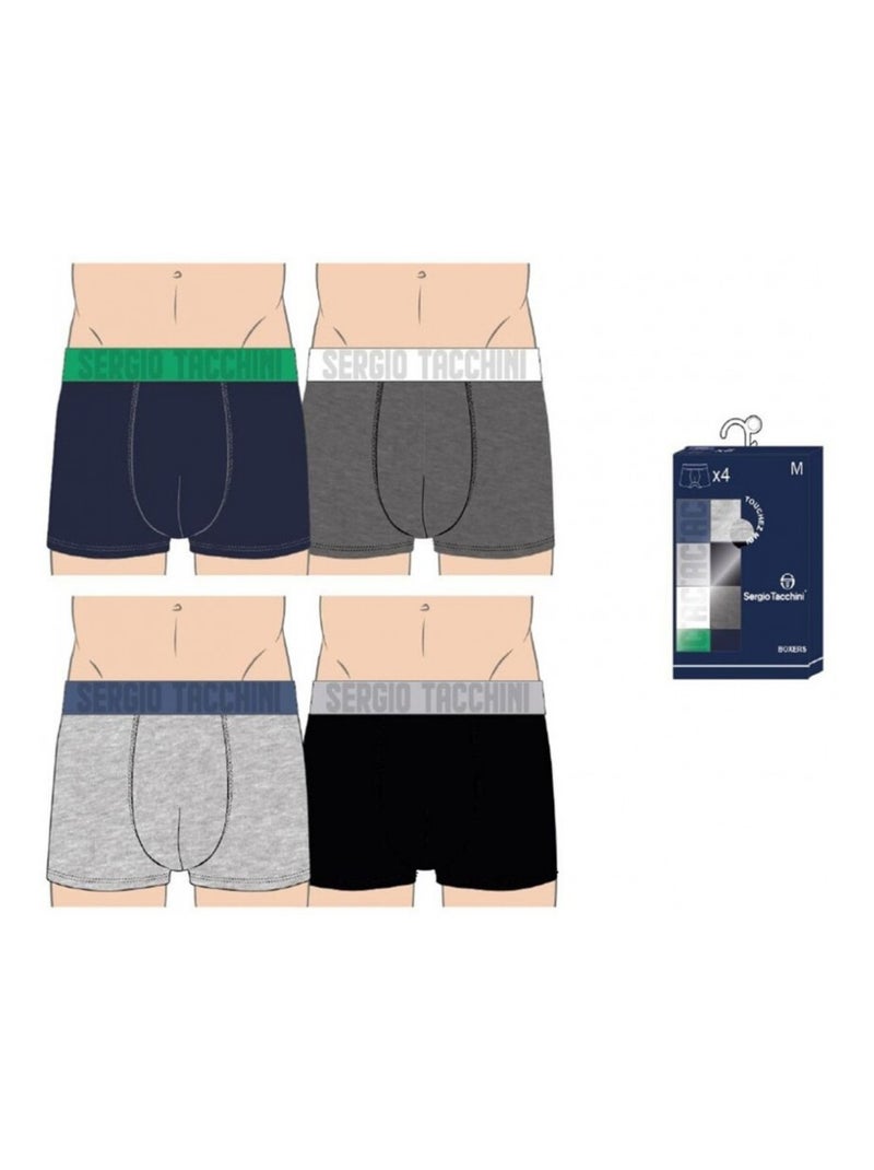 Confezione da 8 Boxer Uomo SERGIO TACCHINI Multicolore - Kiabi