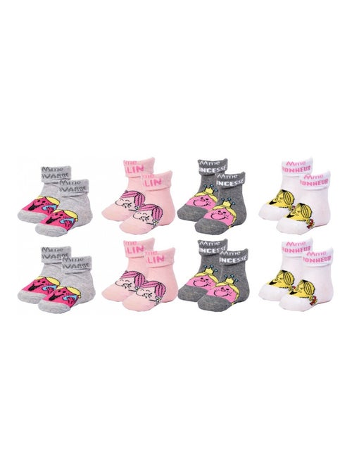 Confezione da 8 calzini bambina MONSIEUR MADAME - Kiabi Confezione da 8 calzini bambina MONSIEUR MADAME - Kiabi