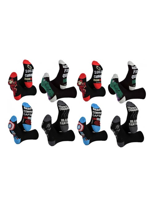 Confezione da 8 calzini uomo AVENGERS - Kiabi Confezione da 8 calzini uomo AVENGERS - Kiabi