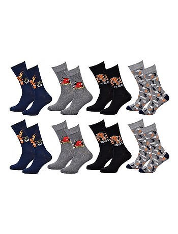 Confezione da 8 calzini uomo HOT STUFF