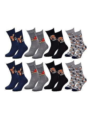 Confezione da 8 calzini uomo HOT STUFF