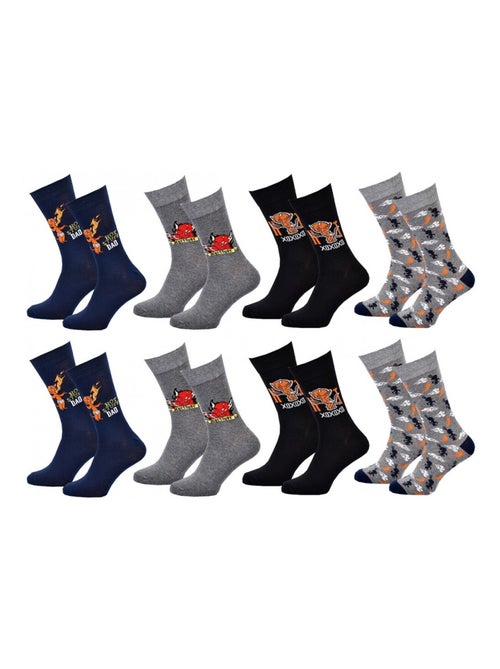 Confezione da 8 calzini uomo HOT STUFF - Kiabi Confezione da 8 calzini uomo HOT STUFF - Kiabi