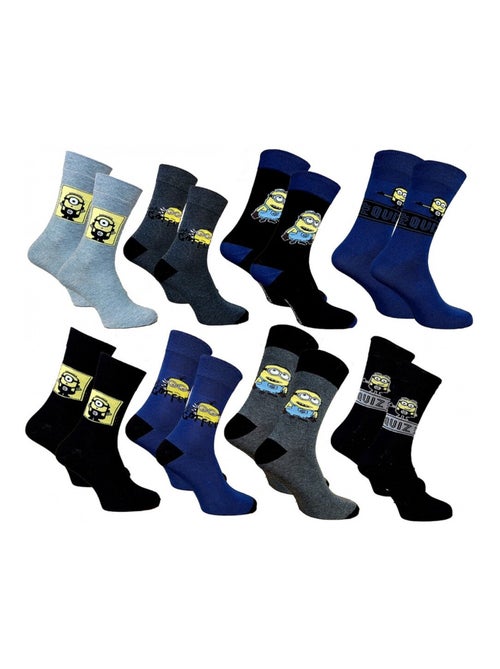 Confezione da 8 calzini uomo I MINIONS - Kiabi Confezione da 8 calzini uomo I MINIONS - Kiabi