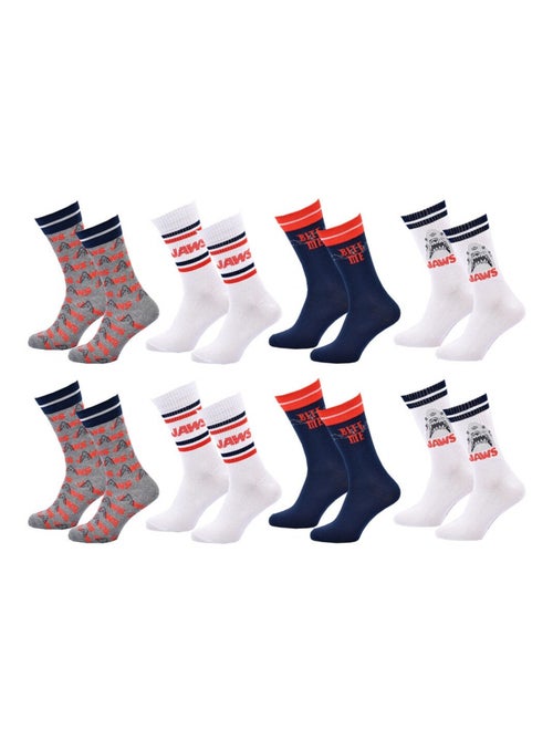 Confezione da 8 calzini uomo JAWS - Kiabi Confezione da 8 calzini uomo JAWS - Kiabi