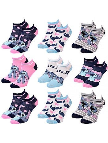 Confezione da 9 Calzini Bambina DISNEY LILO E STITCH