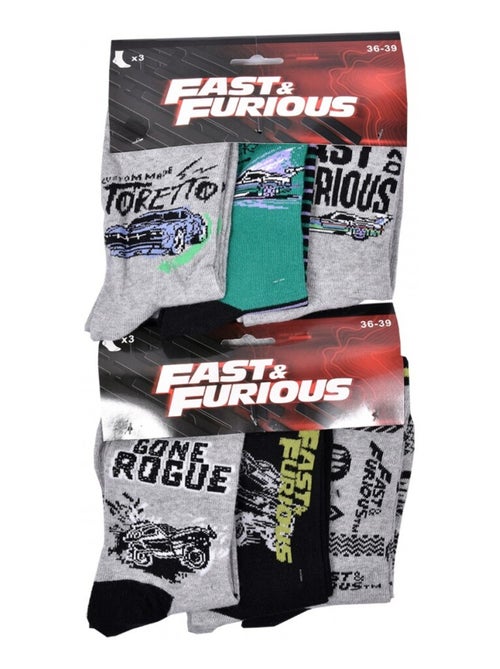 Confezione da 9 calzini bambino FAST AND FURIOUS - Kiabi Confezione da 9 calzini bambino FAST AND FURIOUS - Kiabi