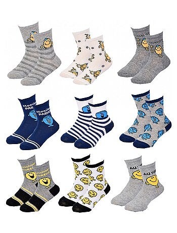 Confezione da 9 calzini bambino MONSIEUR MADAME