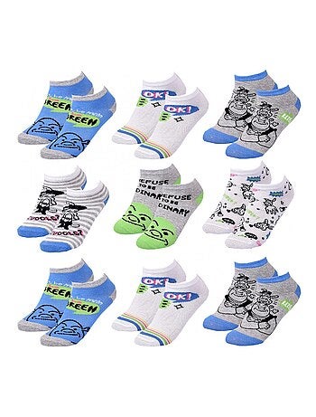 Confezione da 9 Calzini Bambino SHREK