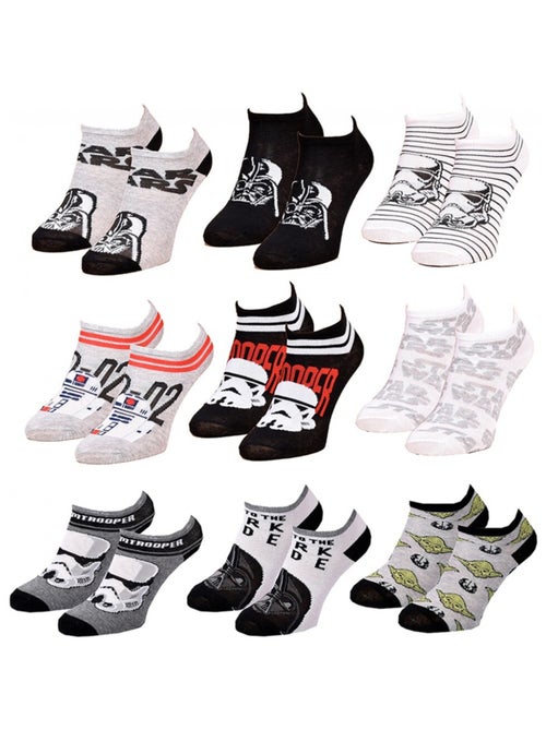 Confezione da 9 Calzini Bambino STAR WARS - Kiabi