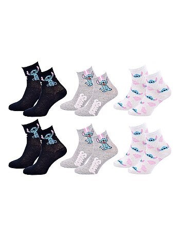 Confezione da 9 calzini donna LILO E STITCH