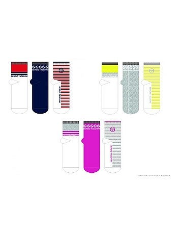 Confezione da 9 calzini donna QUARTER SERGIO TACCHINI
