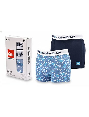 Boxer Uomo QUIKSILVER Cotone Stretch - Confezione da 2